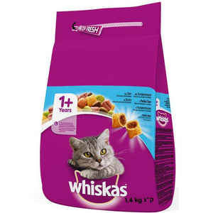 WHISKAS Hrana uscata pentru pisici adulte, cu Ton 1,4kg
