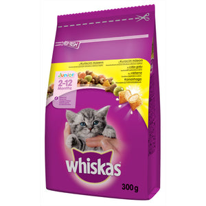 WHISKAS Hrana uscata pentru pisicute JUNIOR, cu Pui 