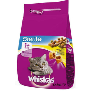 WHISKAS Sterile Hrana uscata pentru pisici Adulte sterilizate, cu Pui 14kg