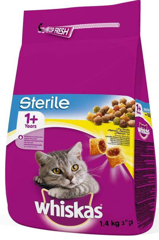 WHISKAS Sterile Hrana uscata pentru pisici Adulte sterilizate, cu Pui 14kg