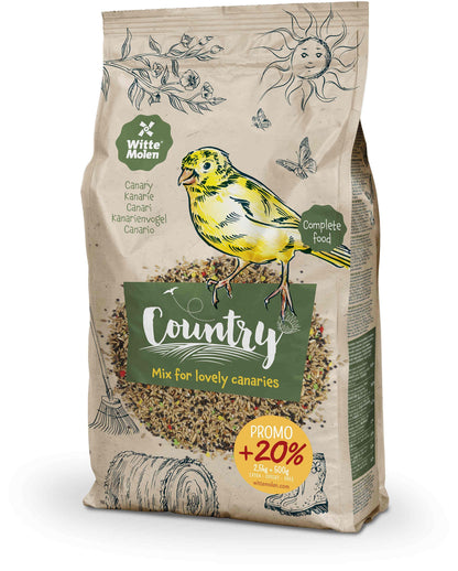 WITTE MOLEN Country Hrana completa pentru Canari 2,5kg + 20% GRATIS