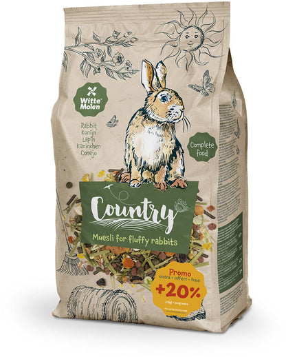 WITTE MOLEN Country Hrana completa pentru iepuri 2,5kg + 500g GRATIS