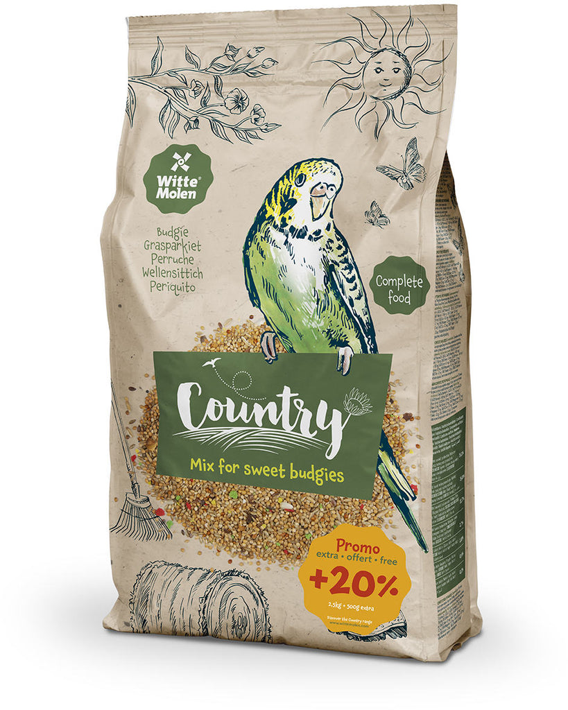 WITTE MOLEN Country Hrana completa pentru perusi 2,5kg + 500g GRATIS