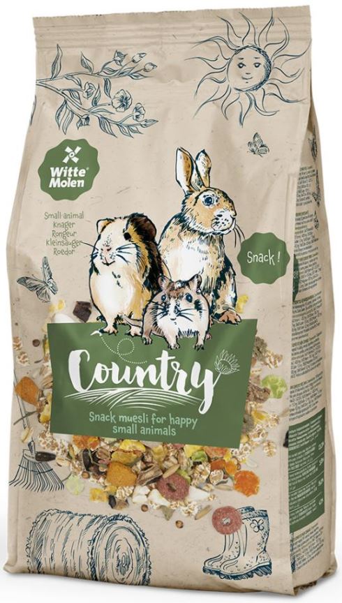 WITTE MOLEN Country Snack Muesli Hrană complementară pentru animale mici 800g - Maxi-Pet.ro