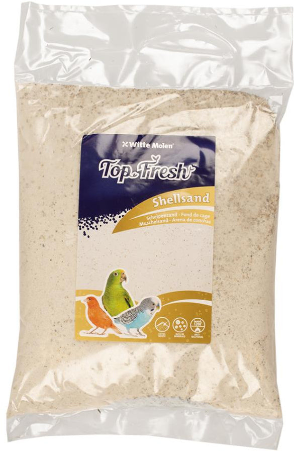 WITTE MOLEN TopFresh Nisip alb, din cochilii, pentru pasari 20kg