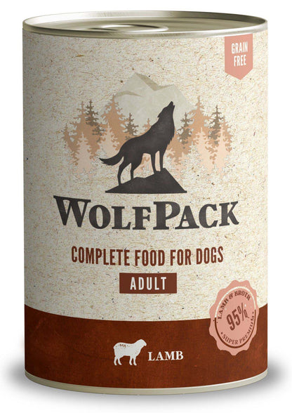 WOLFPACK Adult Miel, Hrana umeda pentru caini adulti