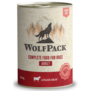 WOLFPACK Adult Vita Angus, Hrana umeda pentru caini adulti 400g
