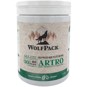 WOLFPACK ARTRO Supliment ptr articulatii la caini,cu Midie cu margini verzi 675g