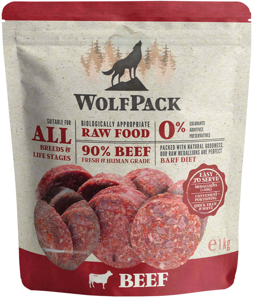 WOLFPACK BARF Medalioane de Vita 1kg