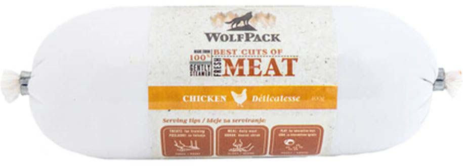 WOLFPACK Delicatesse meat sausage, salam 100% pui