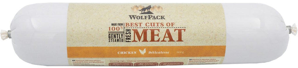 WOLFPACK Delicatesse meat sausage, salam 100% pui 800g