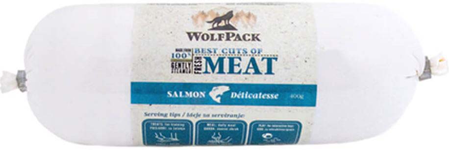 WOLFPACK Delicatesse meat sausage, salam 100% somon