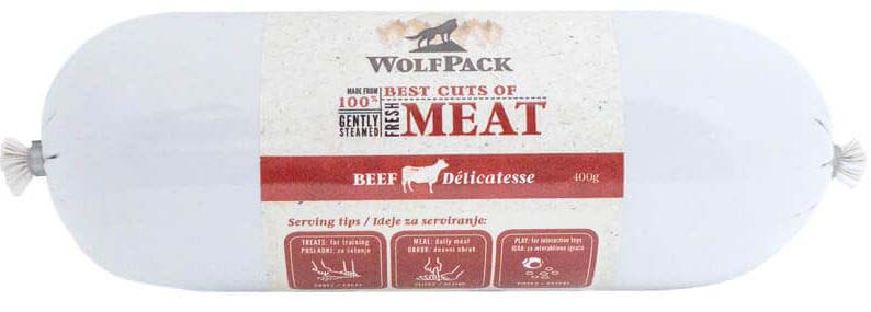 WOLFPACK Delicatesse meat sausage, salam 100% vita