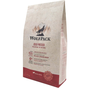 WOLFPACK Hrana presata la rece pentru caini, cu Vita Black Angus 5kg