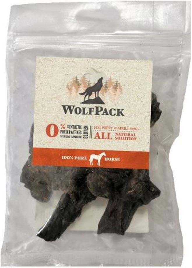 WOLFPACK Recompensa pentru caini, Ficat de cal 100g
