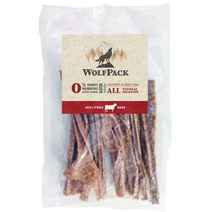 WOLFPACK Recompensa pentru caini Uger de Vita, fasii, 100g