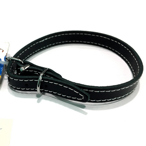 Zgarda reglabila din piele Enjoy XS Negru 10x270mm - Animax